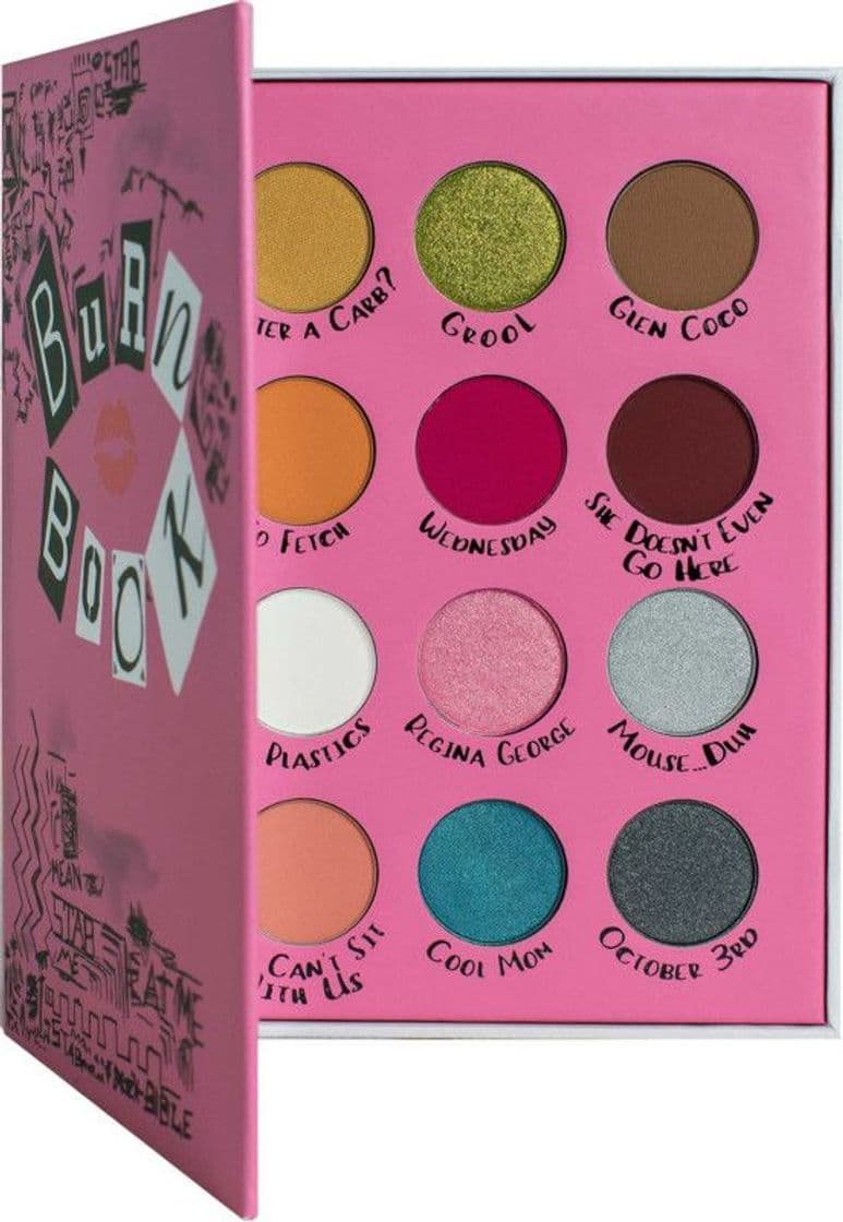 Moda Mean Girls Burn Book Paleta de Sombras