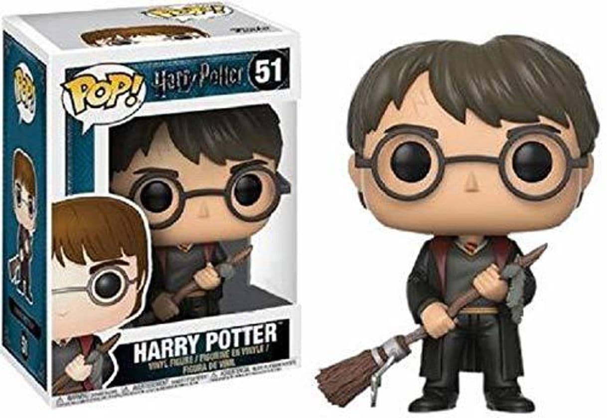 Producto Figura Pop Harry Potter Harry with Firebolt & Feather Exclusive