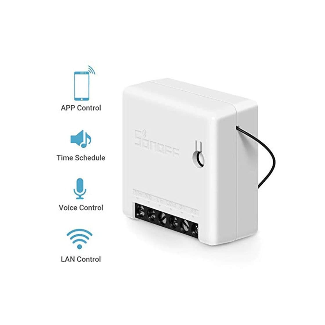 Producto SONOFF Mini Smart Switch Interruptor de Control Remoto DIY para Electrodomésticos Funciona