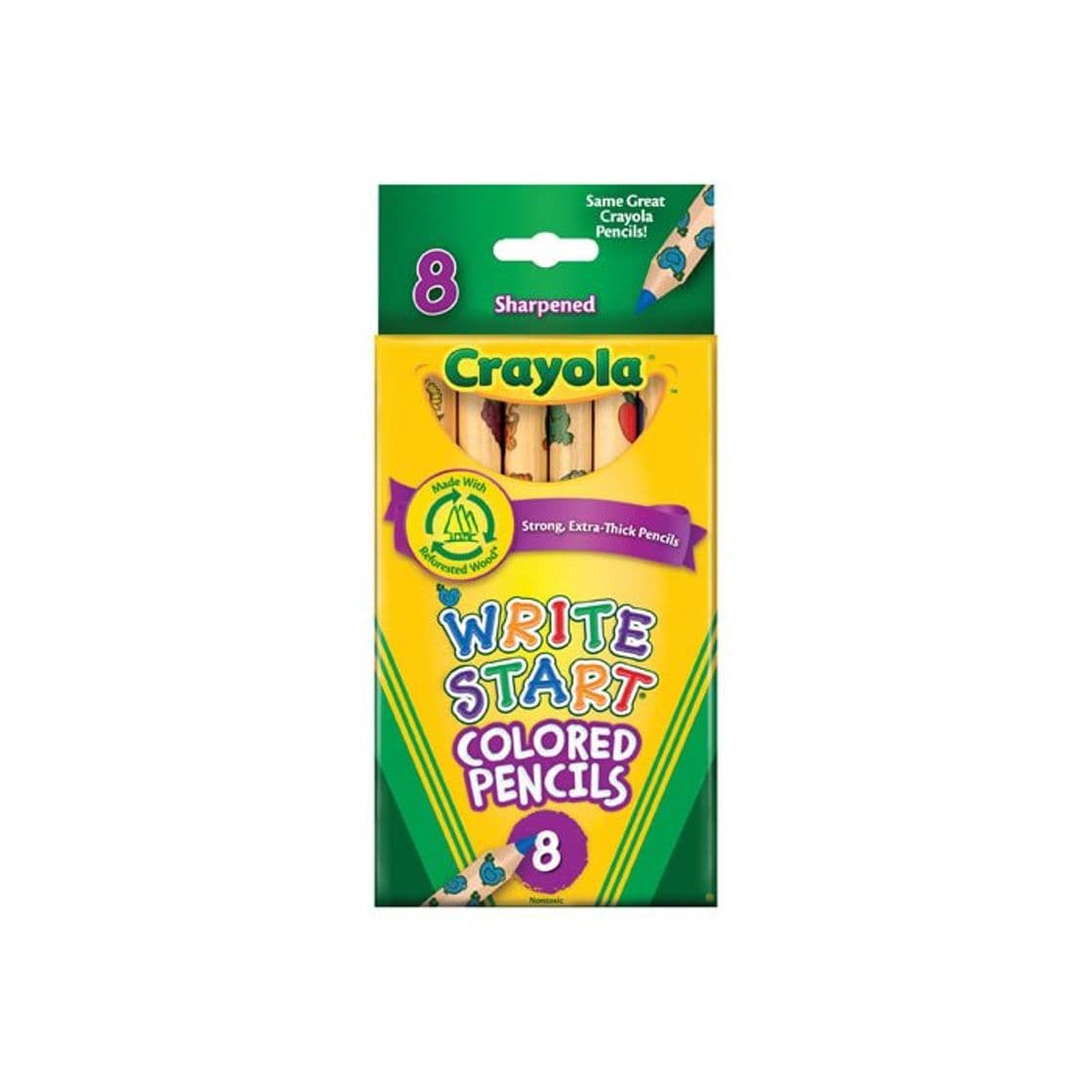 Product Crayola 8-Pack Write Start Colored Pencils Classpack