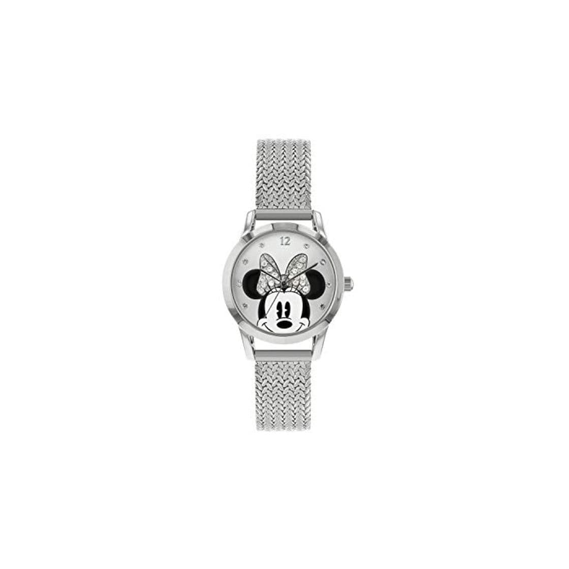 Product Disney Reloj Análogo clásico para Mujer de Cuarzo con Correa en Acero Inoxidable MN8008