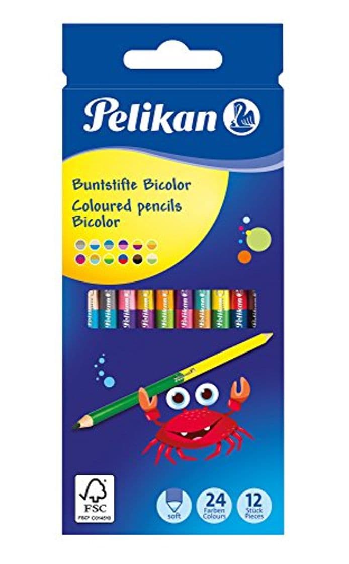 Product Pelikan - Lápices bicolores 12 piezas 24 colores