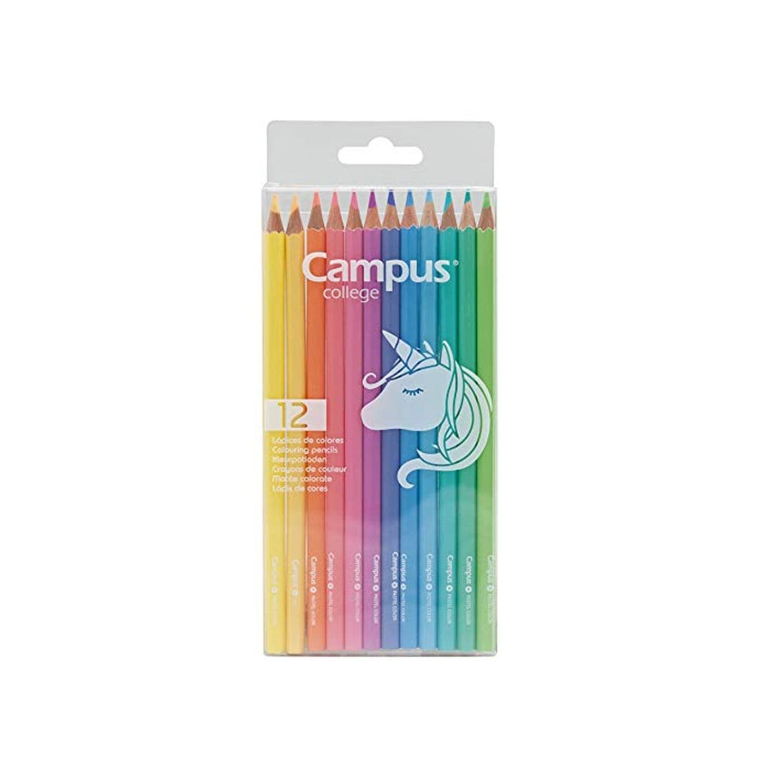 Product Lápices de Colores Campus College Pastel 12 colores surtidos