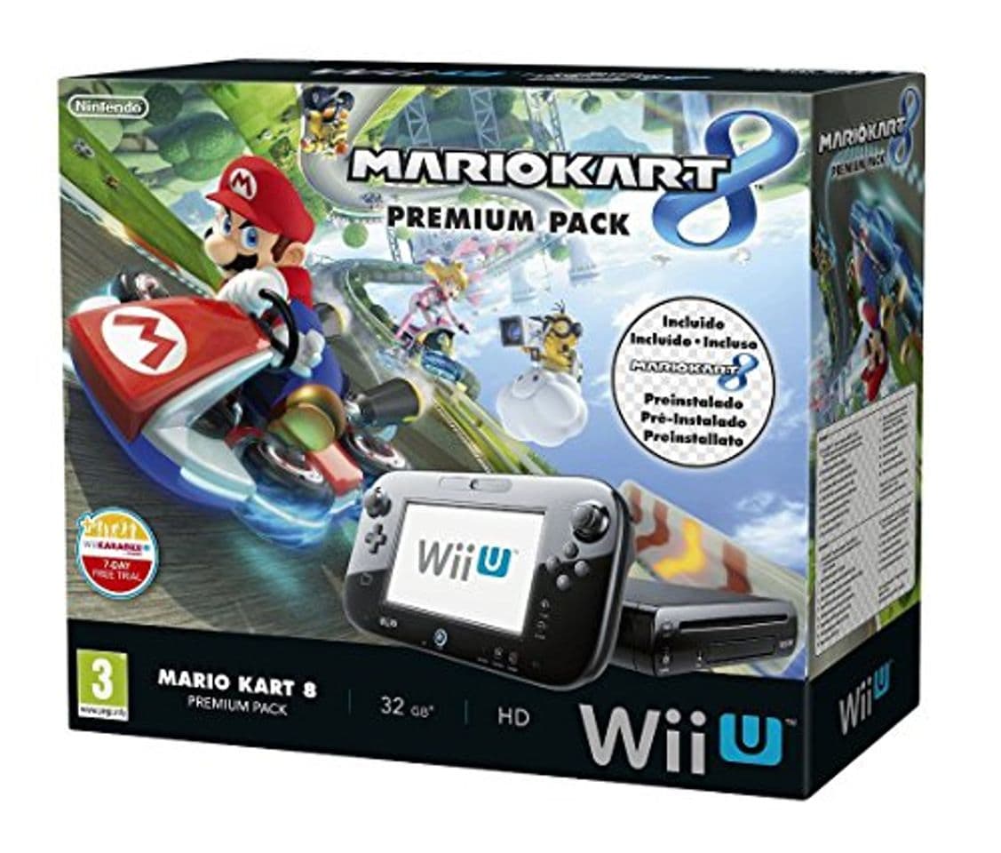 Producto Nintendo Wii U - Consola Premium Pack Mario Kart 8