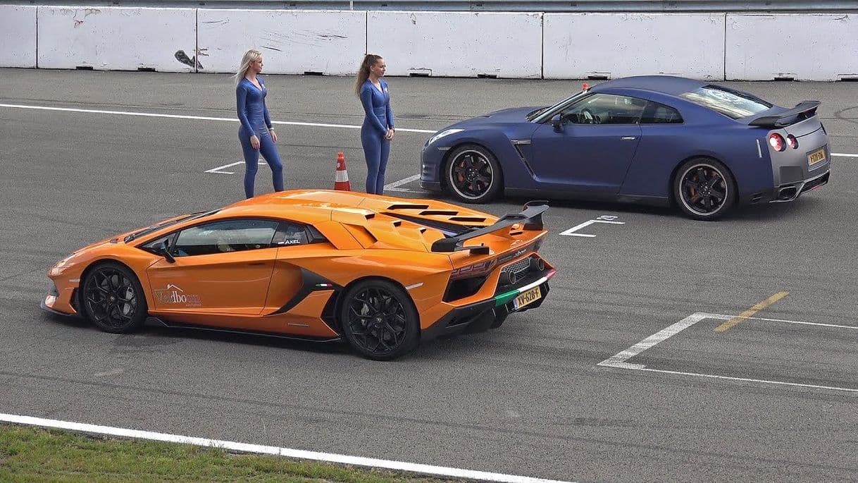 Fashion Lamborghini Aventador SVJ vs Nissan GT-R R35 - YouTube