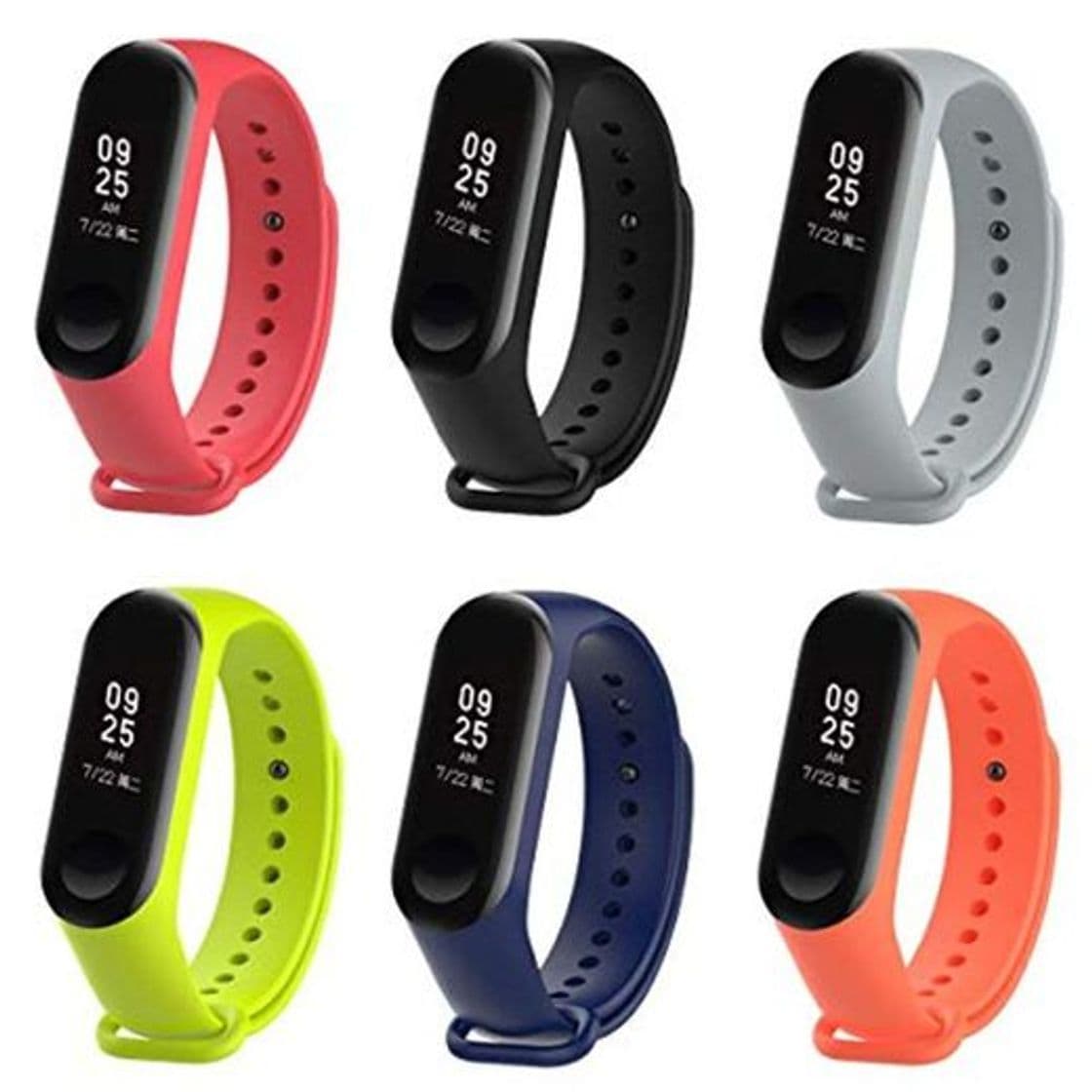 Moda Correa de Reloj para Xiaomi Mi Smart Band 4, Correa de Silicona