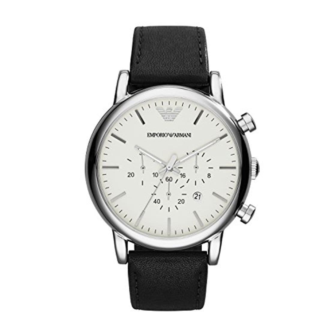 Place Emporio Armani Reloj para Hombre de Cuarzo con Correa en Cuero AR1807