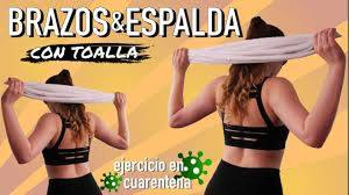 Moda Brazos y espalda tonificados CON TOALLA 💪🏼👍🏼🤩