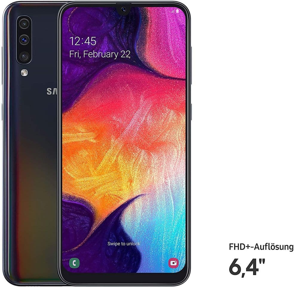 Product Samsung Galaxy A50 - Smartphone de 6.4" FHD sAmoled Infinity U Display