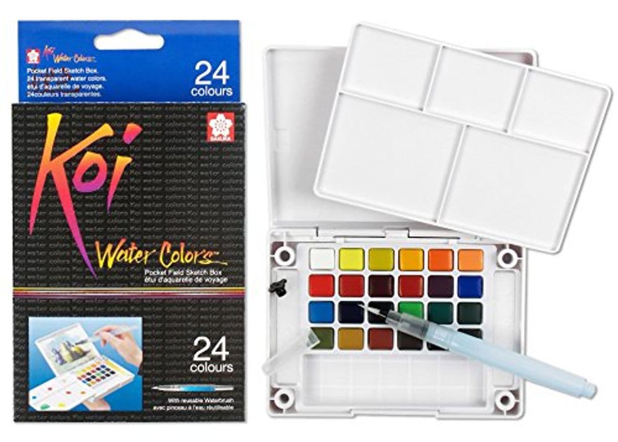 Place Sakura Finetek Koi acqua Colori tasca Campo Sketch Box-24 Colori