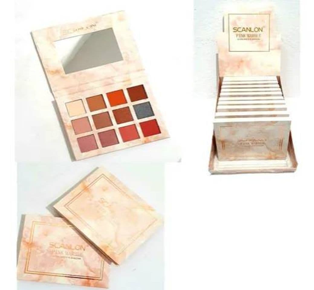 Moda 12 Paletas Sombras Scanlo Mayoreo Profesionales Envio Gratis