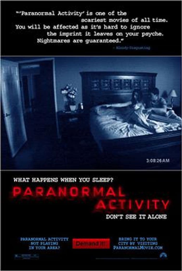 Película Paranormal Activity