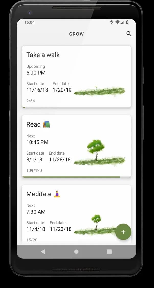 App Grow - Habit tracking 