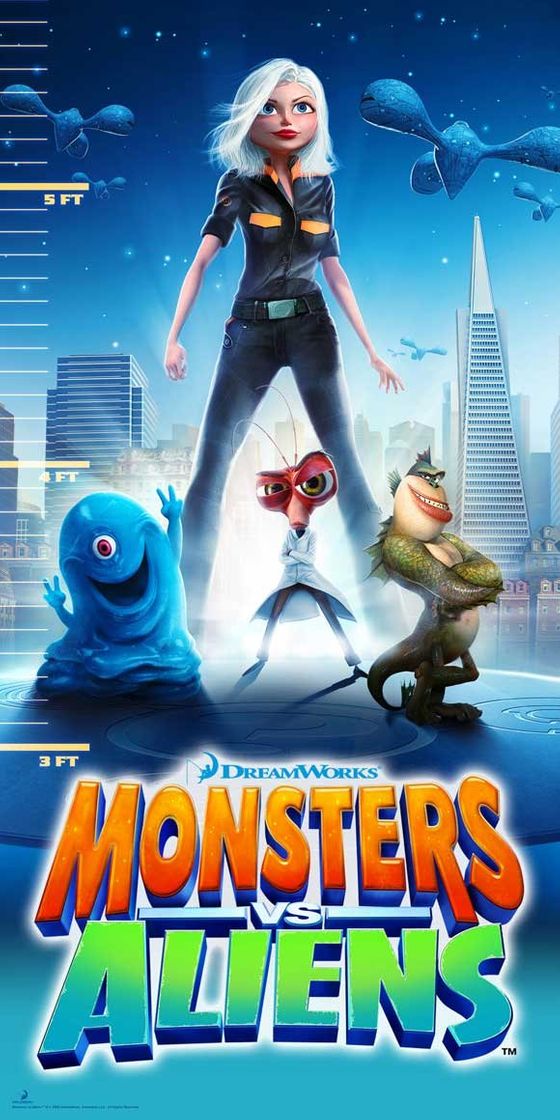 Película Monsters vs Aliens