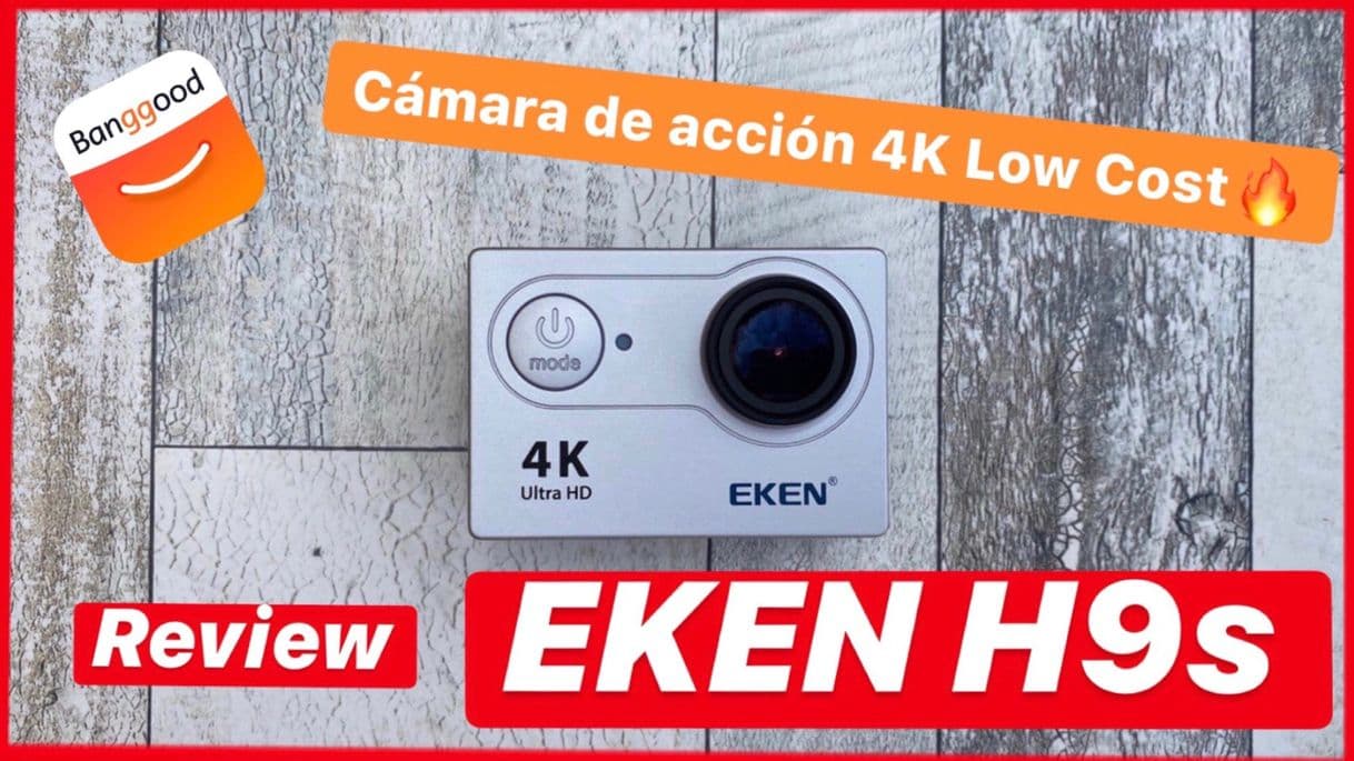 Moda EKEN H9s 4K ✅ [ Camara de acción 4K con sensor PANASONIC ]