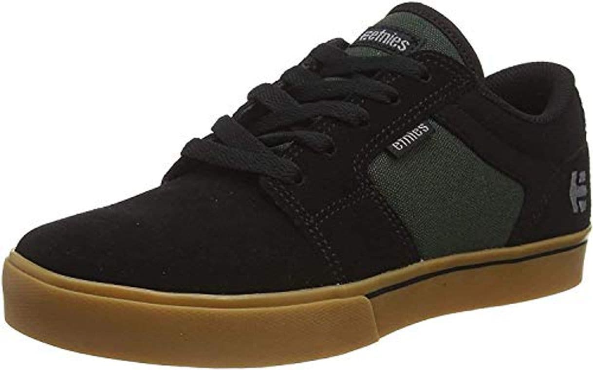 Moda Etnies Kids Barge LS, Zapatillas de Skateboard Unisex Niños, Negro