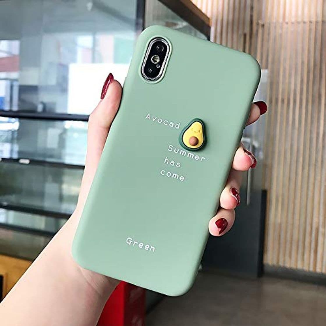 Producto JIAHUI Funda De Teléfono con Patrón De Aguacate De Fruta 3D para