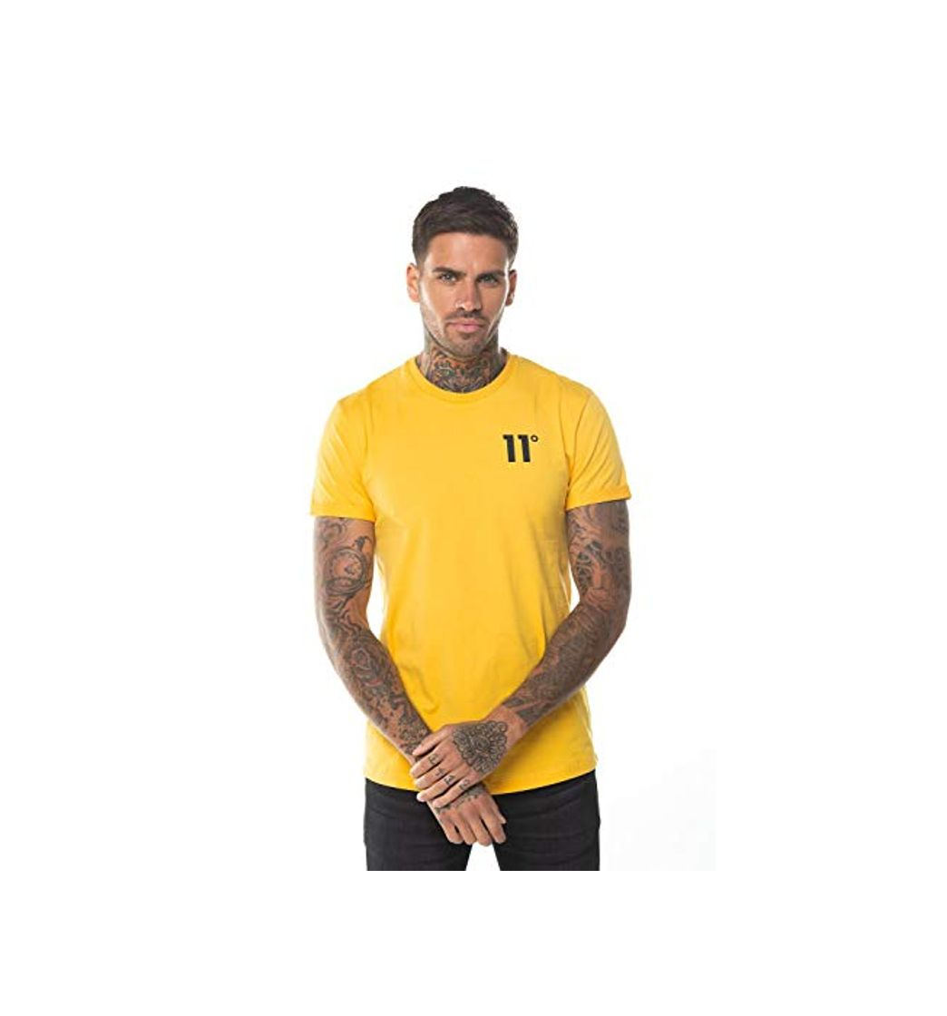 Producto 11 Degrees Camiseta Core Muscle Fit Amarillo