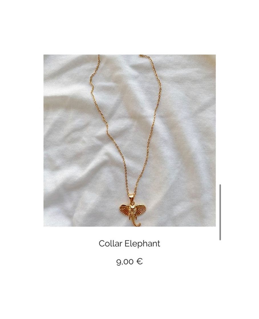 Producto collar elefante