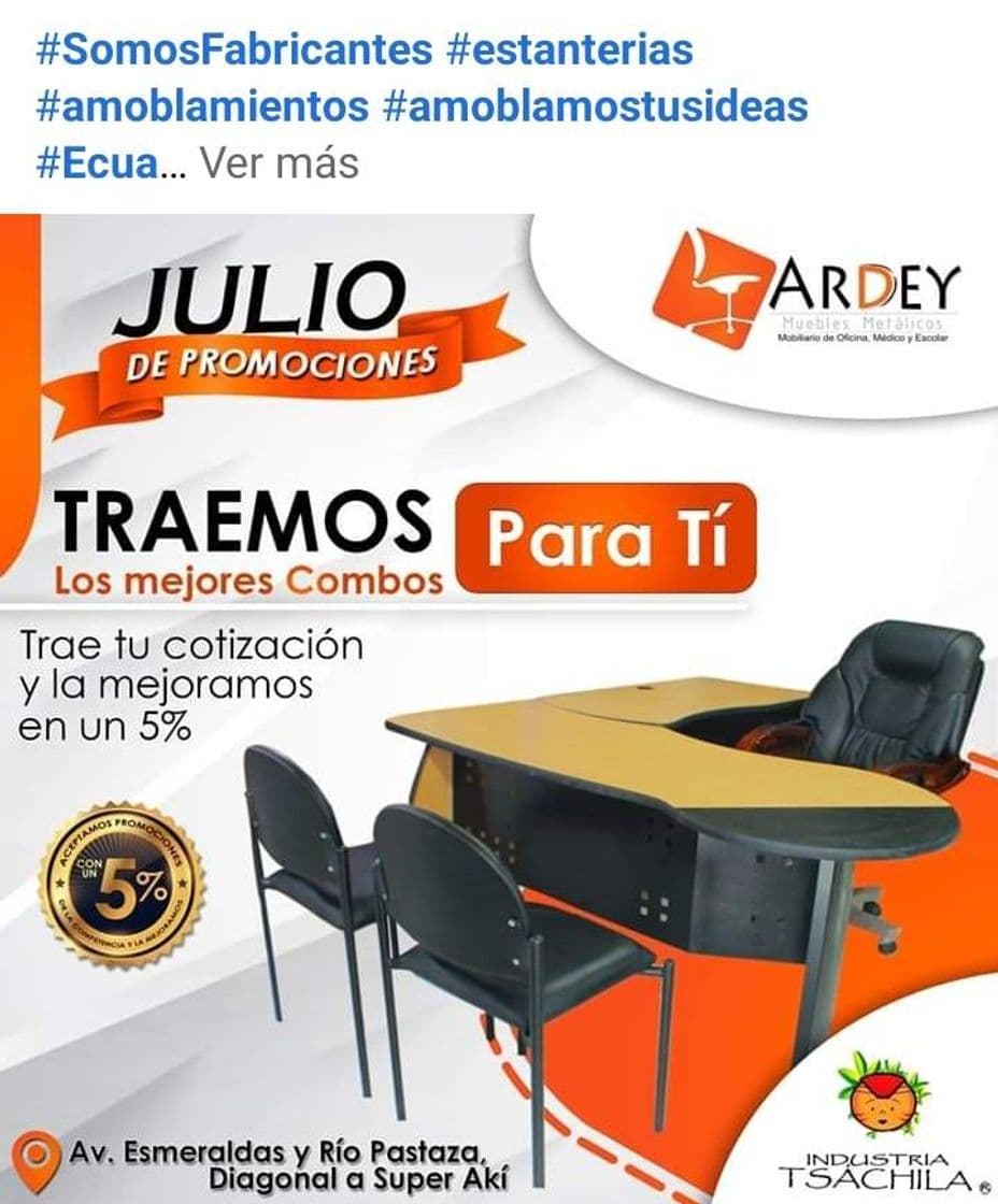 Producto MUEBLES 