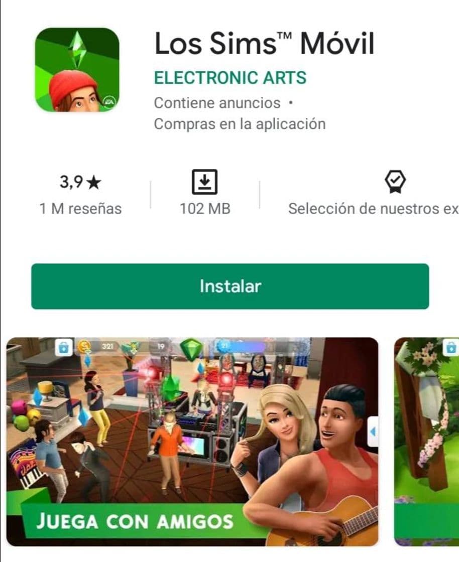 App LOS SIMS MOBILE