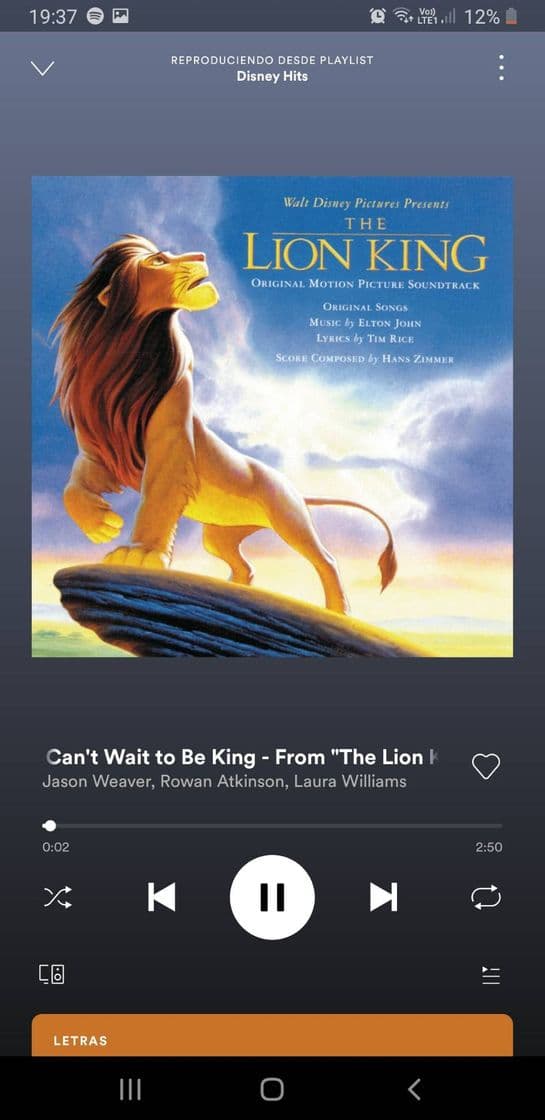 Music I just cant wait to be king - The Lion King