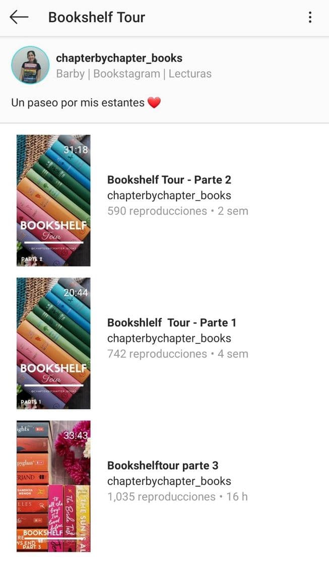 Book Bookshelftour 