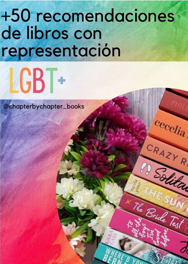 Libro +50 libros con representación LGBT+