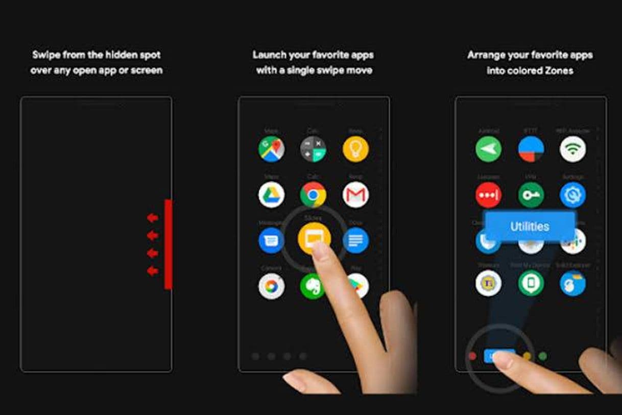 App Zone Launcher - One Swipe Edge Launcher and Drawer