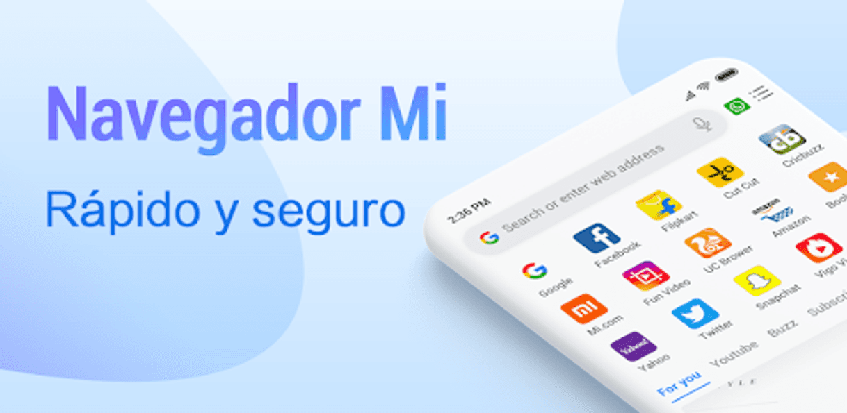 App Navegador Mi - Rápido y seguro