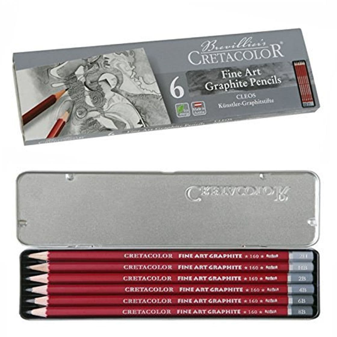 Product Juego de lápices de grafito de Savoir Faire de Cretacolor Cleos Fine