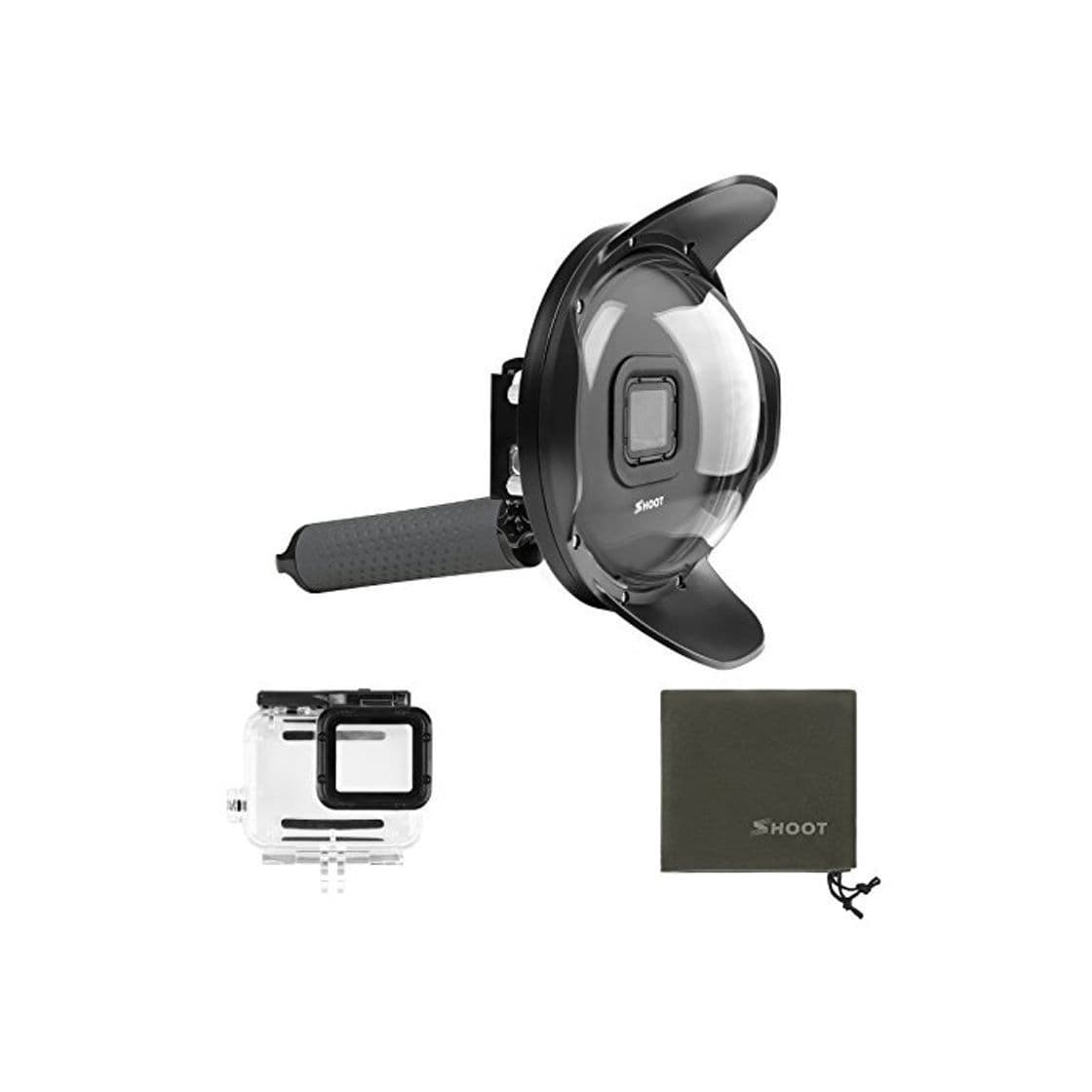 Electronic SHOOT Subacuático Cúpula 6 Pulgada Dome para GoPro Hero 7 Black/(2018)/Hero 6/Hero