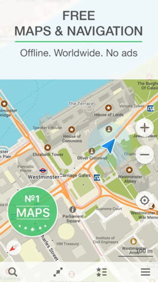 App MAPS.ME – Offline Maps & GPS