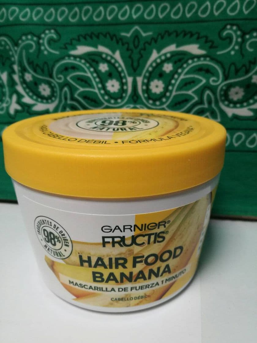 Belleza Garnier fructics máscara nourrissant Hair Food plátano