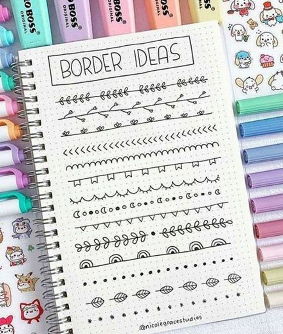 Fashion Bullet journal ideas 