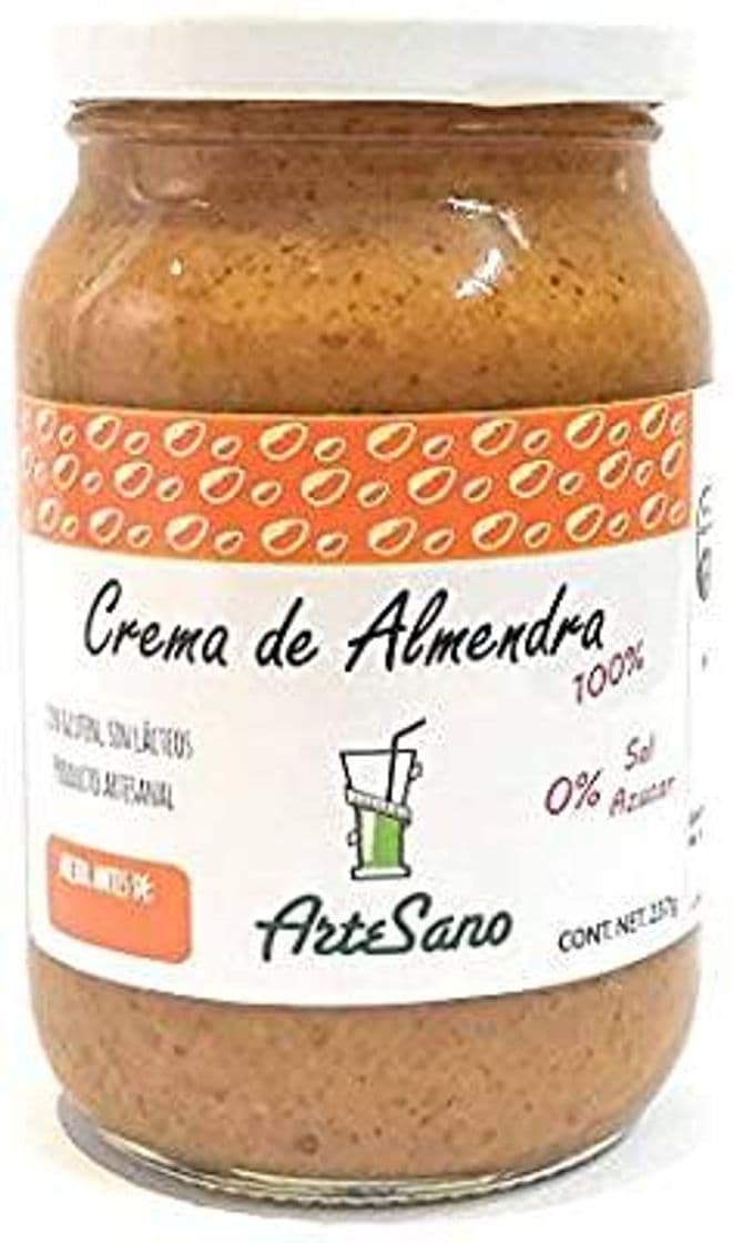 Producto Crema de almendras 100% natural artesanal excelente opción 