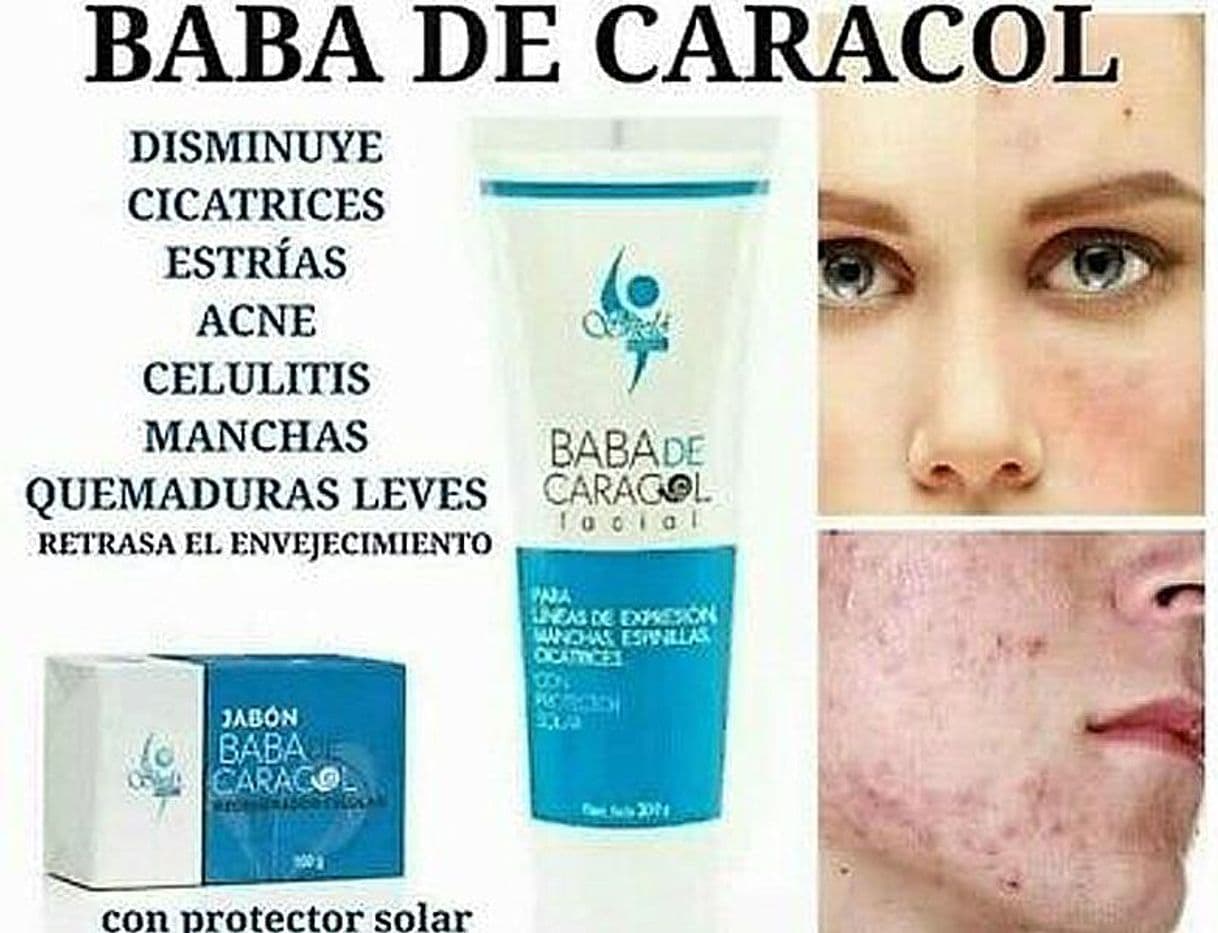 Fashion Baba de caracol facial sheló Nabel 