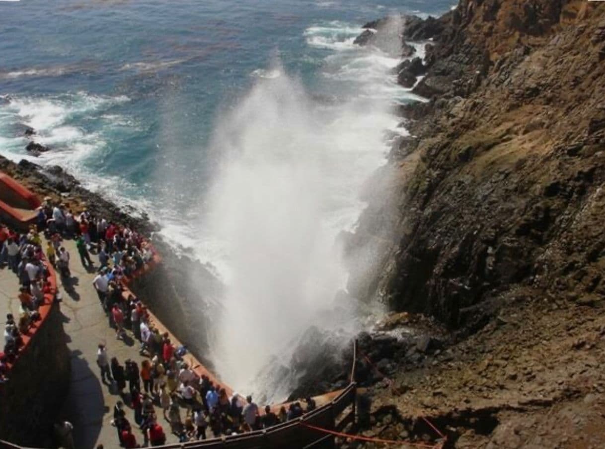 Lugar La Bufadora Ensenada BC Mexico