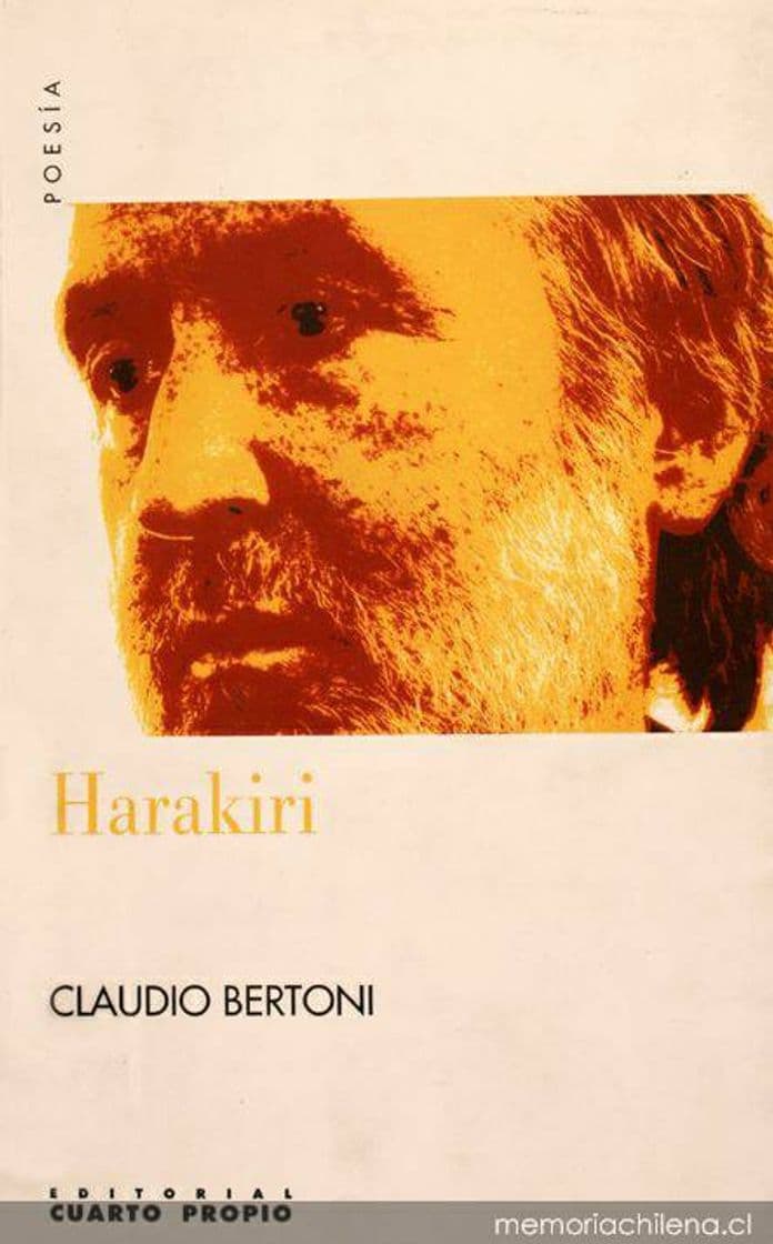 Libro Harakiri, Claudio Bertoni