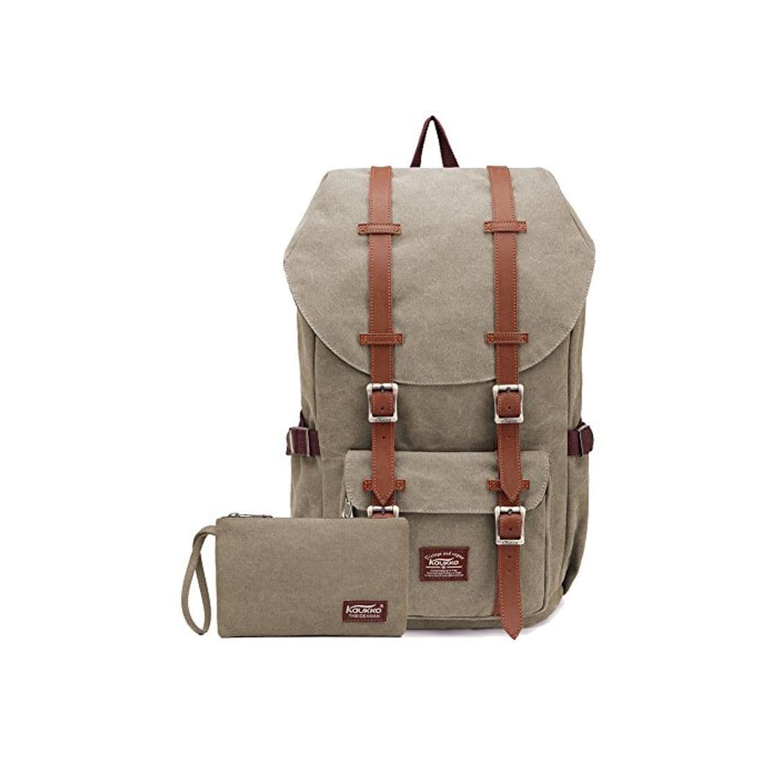 Producto KAUKKO KAUKKO Rucksack Studenten Backpack 17 Zoll für 15" Notebook Lässiger Daypacks