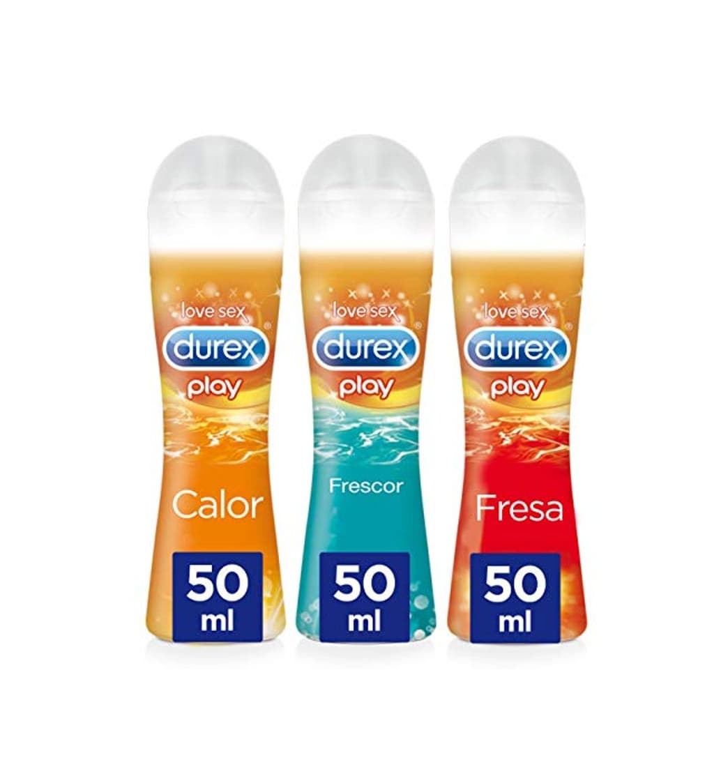 Product Lubricante Intimo Durex 3 x 50 ml | Lubricante Durex Fresa