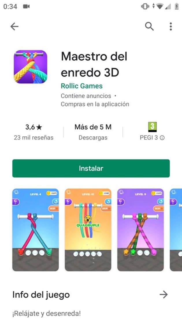 App Maestro del enredo