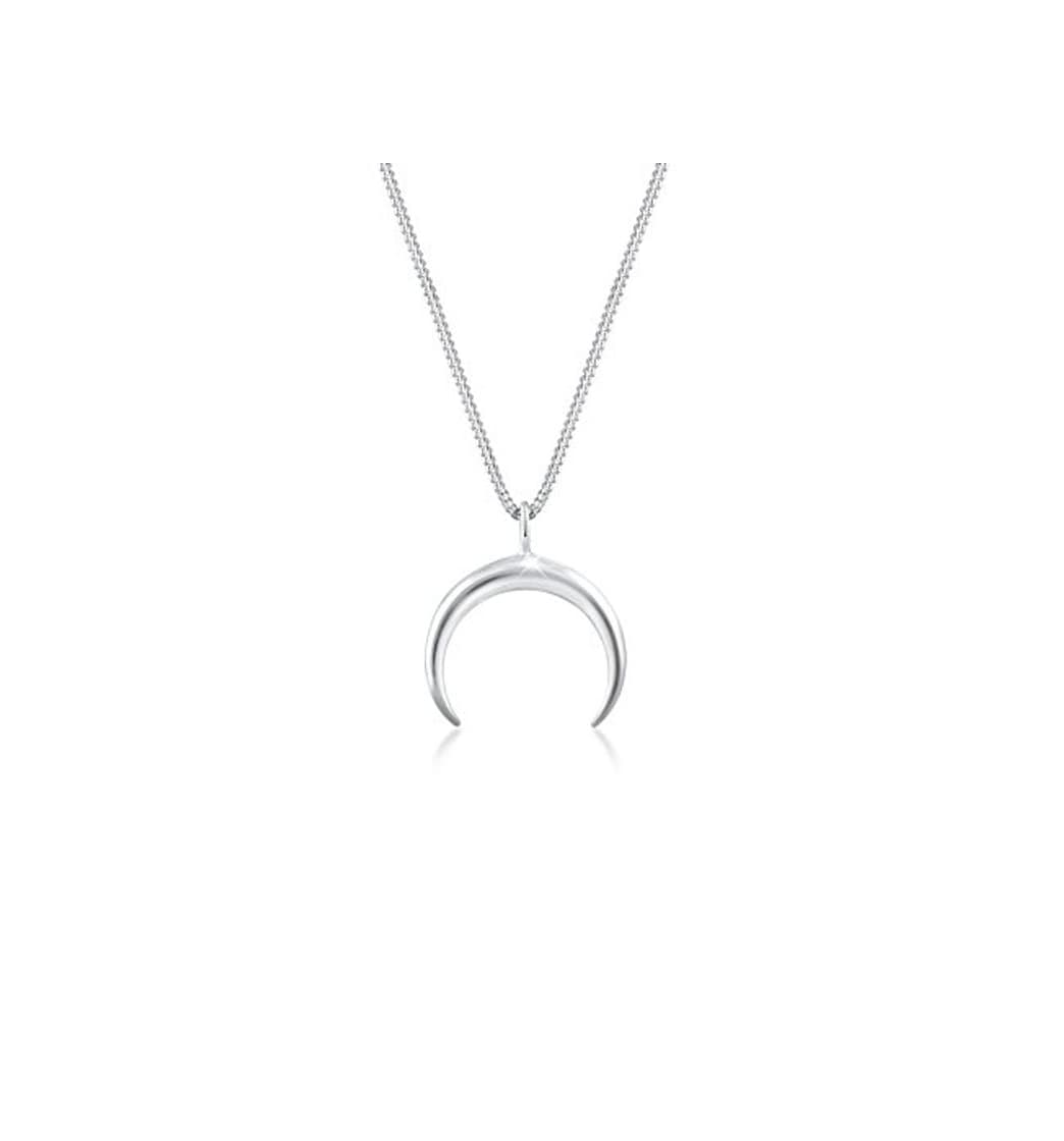 Producto Elli Collares de mujer media luna astro Blogger en plata de ley