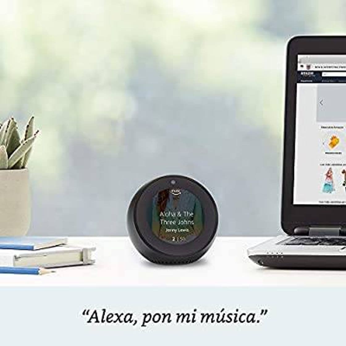 Fashion Reloj Inteligente con Alexa-Negro