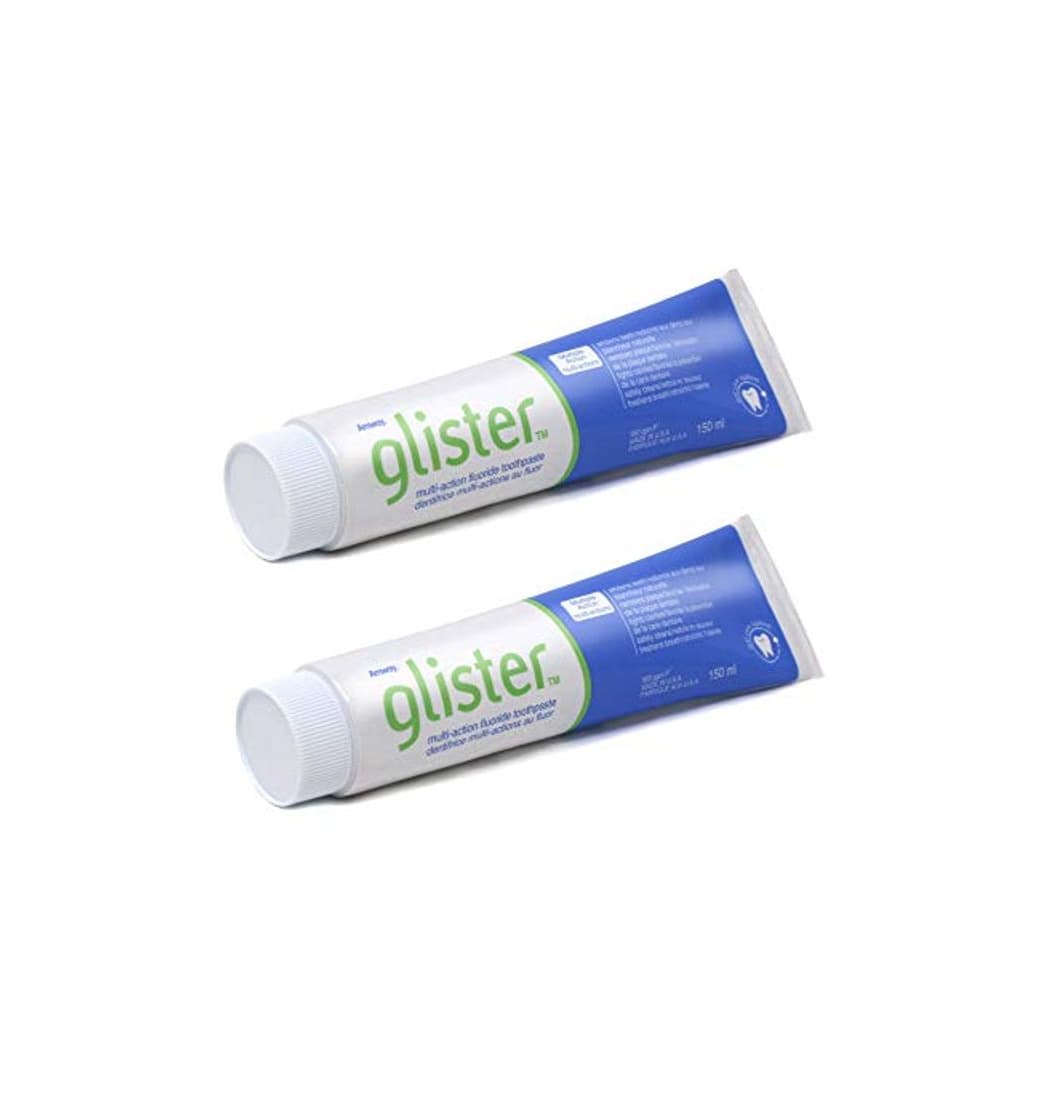 Producto 2x Pasta Dentífrica GLISTER -Tamaño: 150 ml