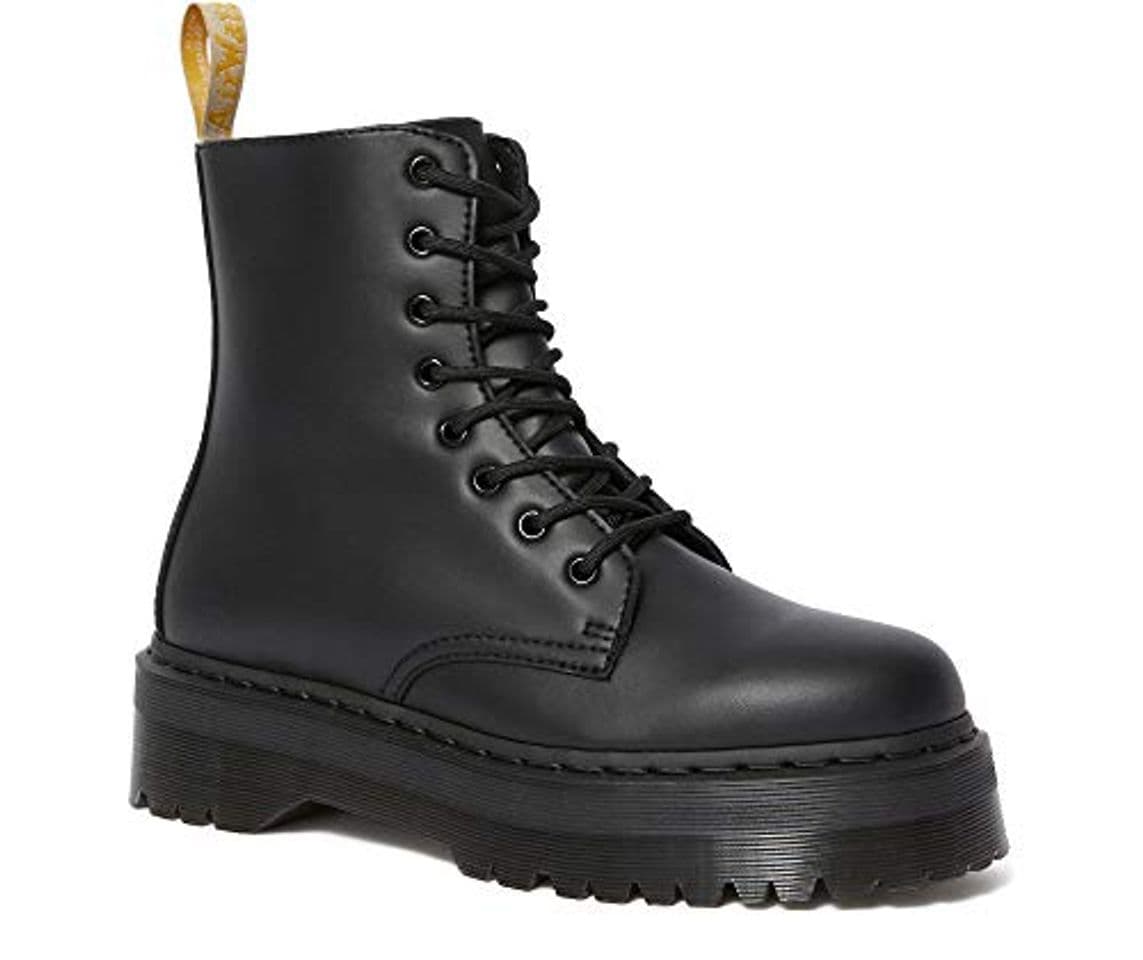 Fashion Anfibio DR MARTENS Vegan Jadon II Mono Black Felix Rub Off Taglia