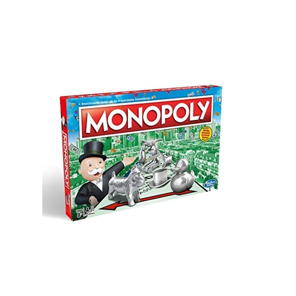 Producto Hasbro Gaming Monopoly - Juego de las Propiedades Inmobiliarias, Edición Cataluña, Calles