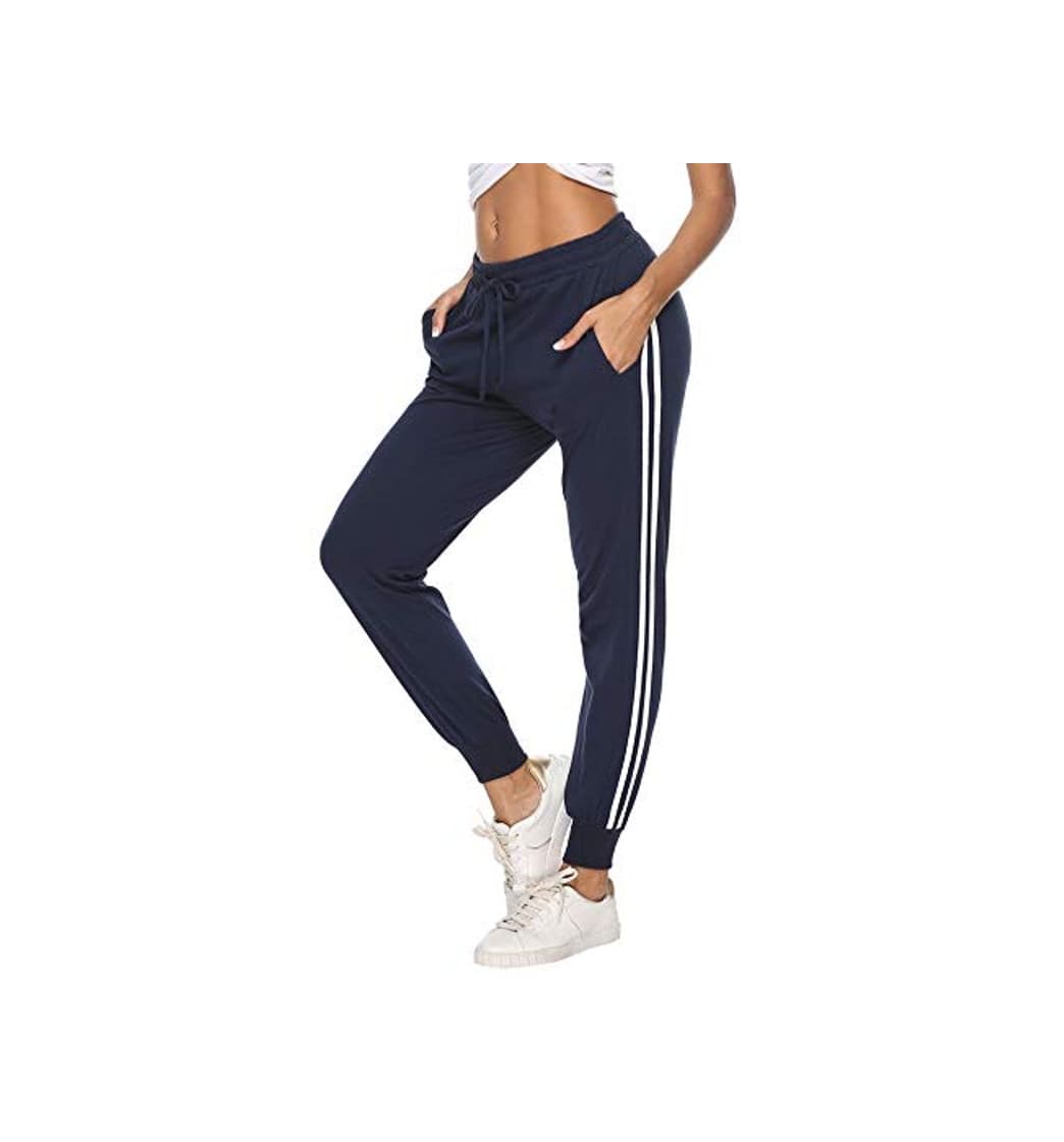 Fashion Hawiton Pantalon Chandal Mujer Largos Pantalones de Deporte Yoga Fitness Jogger Pantalones