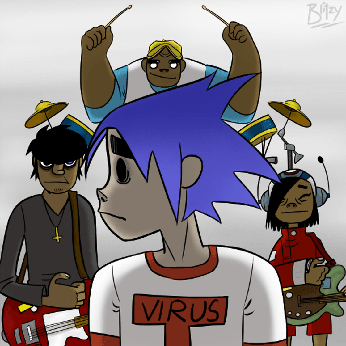 Moda Gorillaz - Clint Eastwood 