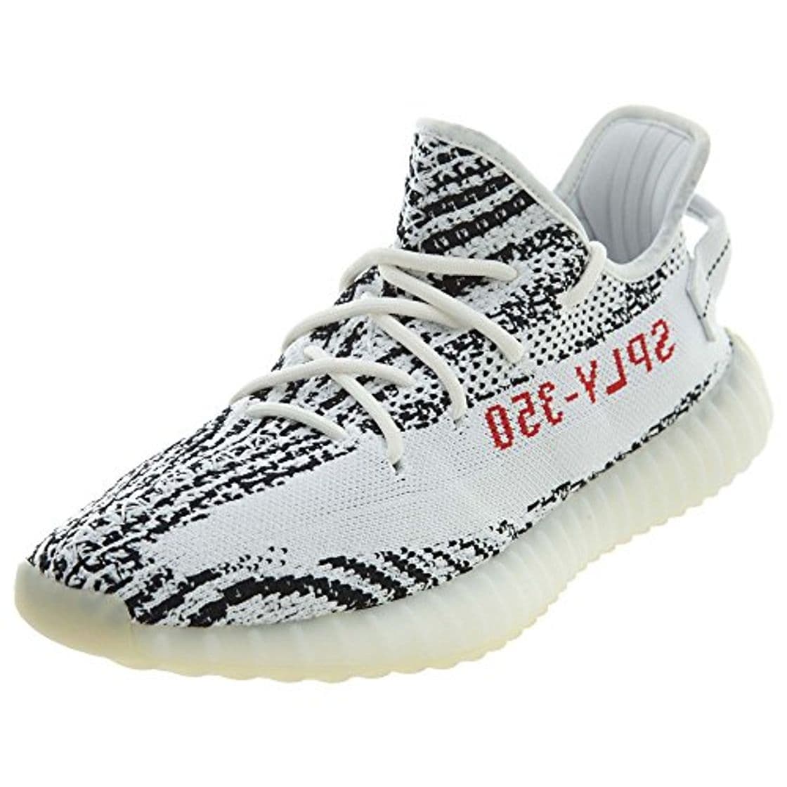 Moda Adidas Yeezy Boost 350 (White Cblack Red) 

